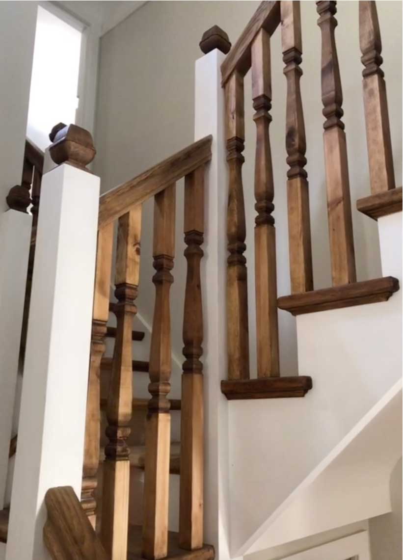 Cut string u-shaped stairs