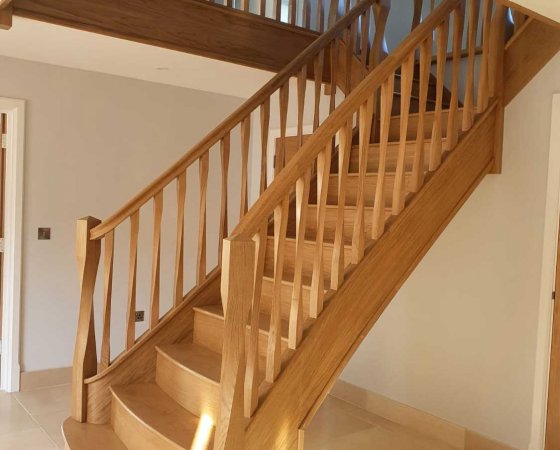 twist wooden spindles