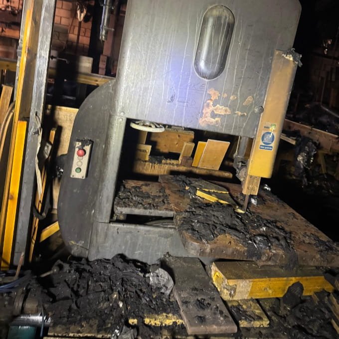 Stairway Joinery Workshop Machinery After Fire