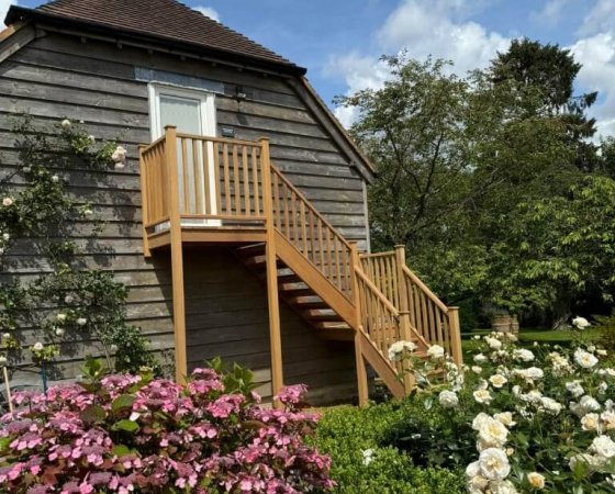 External Staircase and Garden
