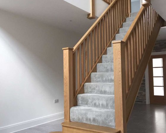 oak square spindles