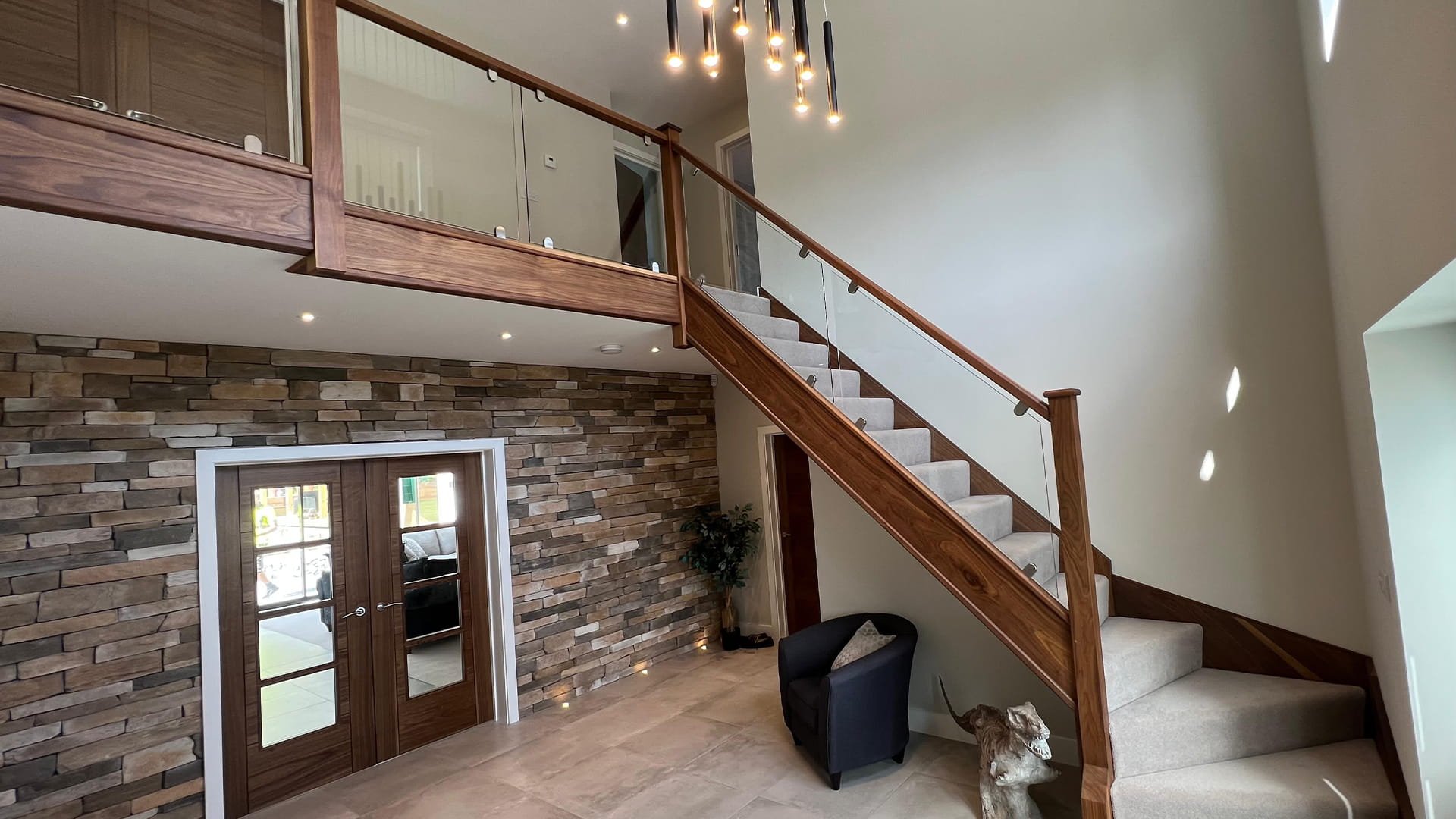 glass stair panels
