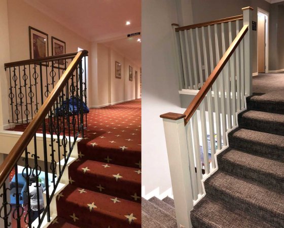 Staircase Conversion carpet change