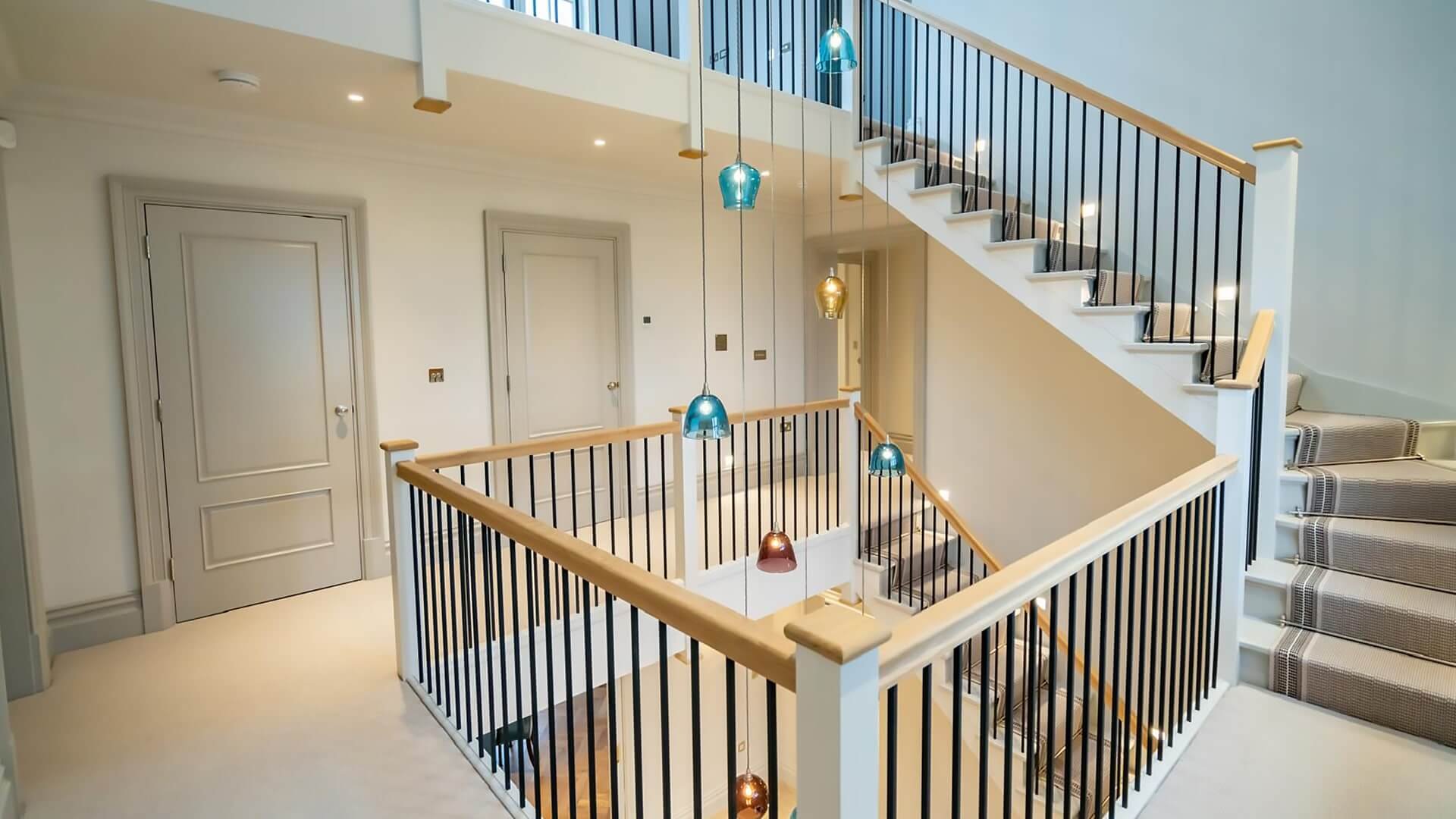 metal spindles staircase